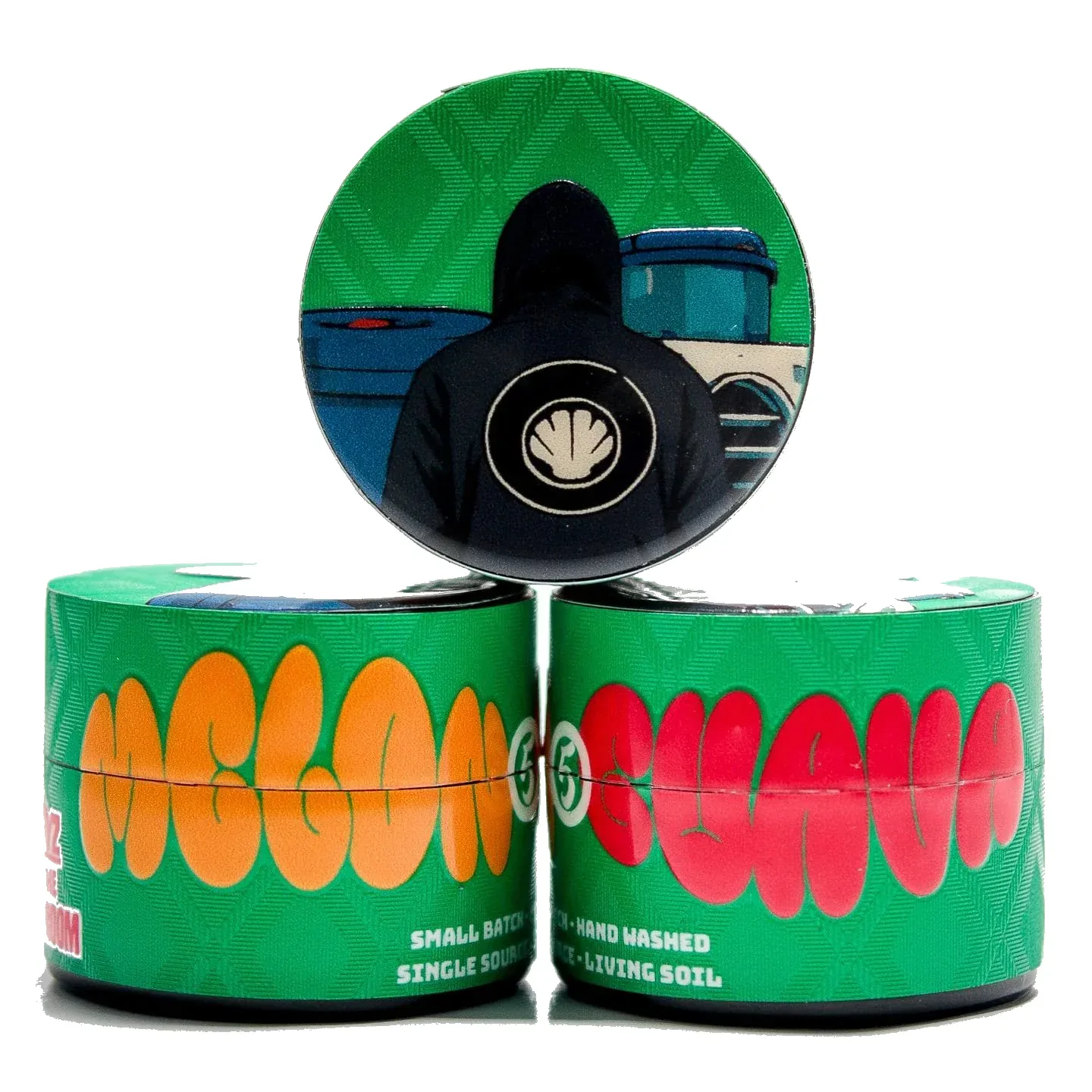 Muestra real de etiquetas personalizadas impresas por StickersFX